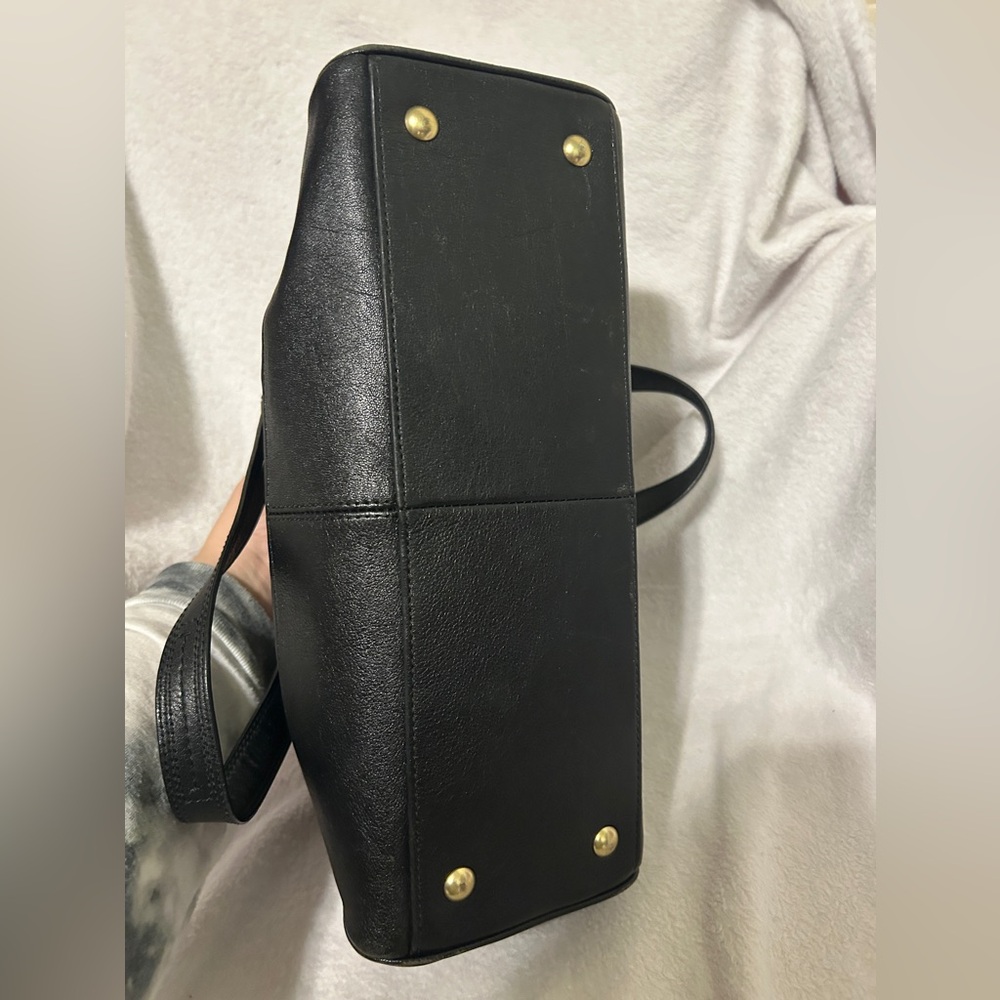 Studded Coach Shoulder Bag - Picture 4 of 14